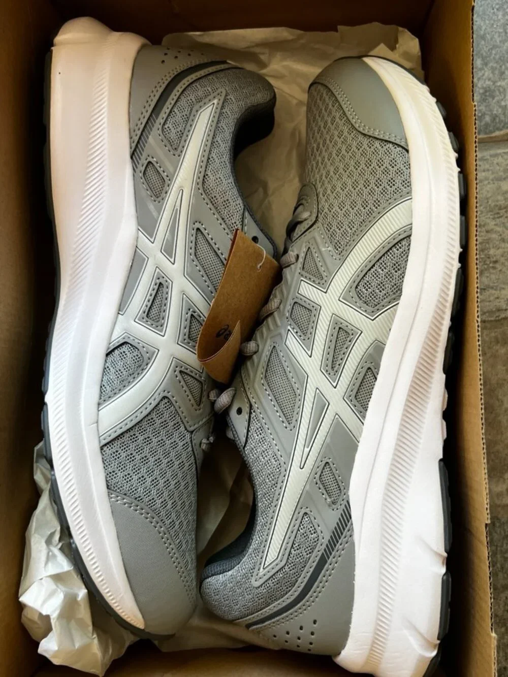 ASICS Men’s Running Shoes Gray US 11.5 EU 46 NWT